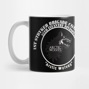 1st Stryker Bde - 25th ID - Arctic Wolves - White Mug